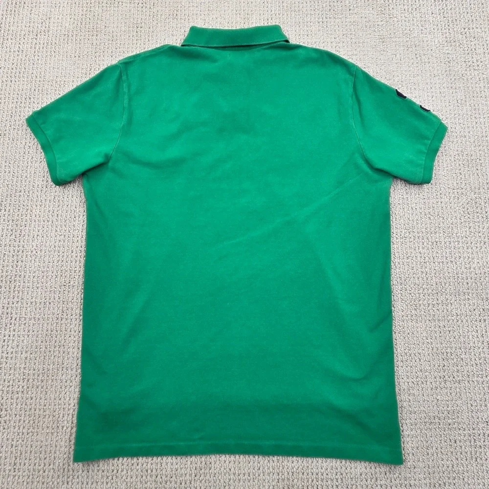 Polo Ralph Lauren Custom Fit Polo Shirt Big Pony #3 Green Mens XL
